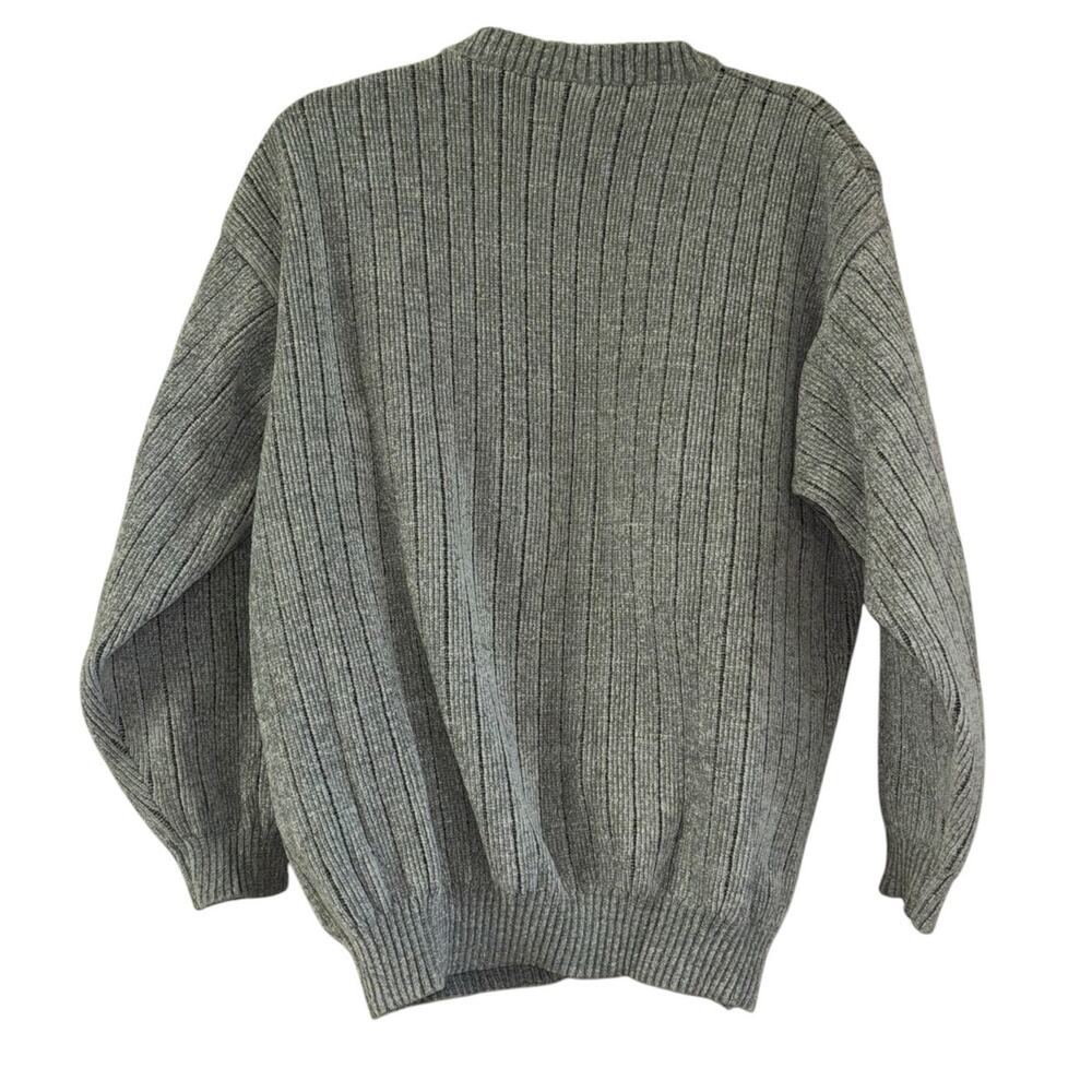 VTG Devir Wool Gray Sweater Men’s 2Xl Casual Workwear Warm Cozy Preppy Academia - Picture 3 of 10